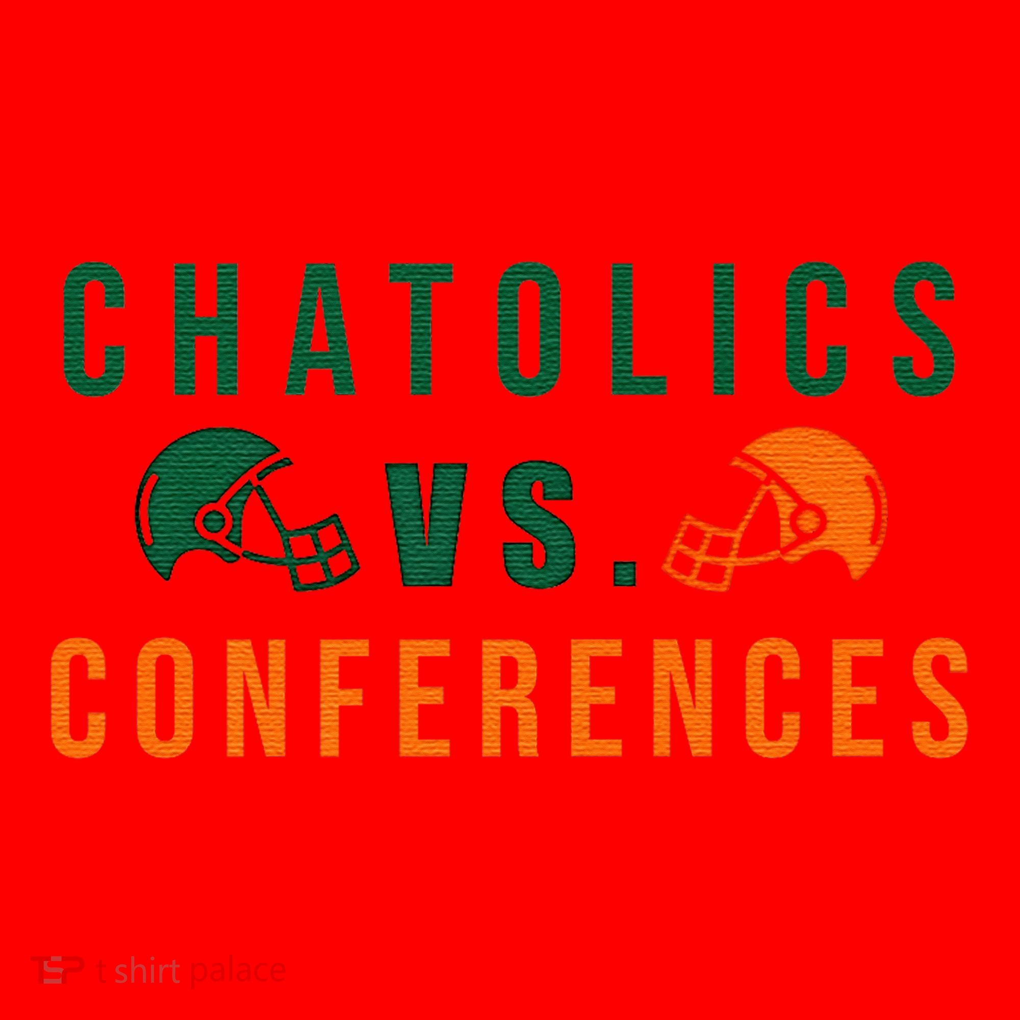 Catholics Vs. Conferences Santa Hat