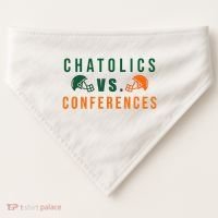 Catholics Vs. Conferences USA-Made Doggie Bandana thumb 0