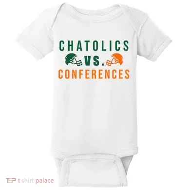 Catholics Vs. Conferences Baby Bodysuit