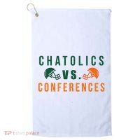 Catholics Vs. Conferences Golf Towel thumb 0