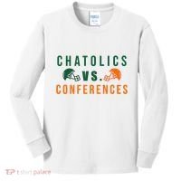 Catholics Vs. Conferences Kids Long Sleeve Shirt thumb 0