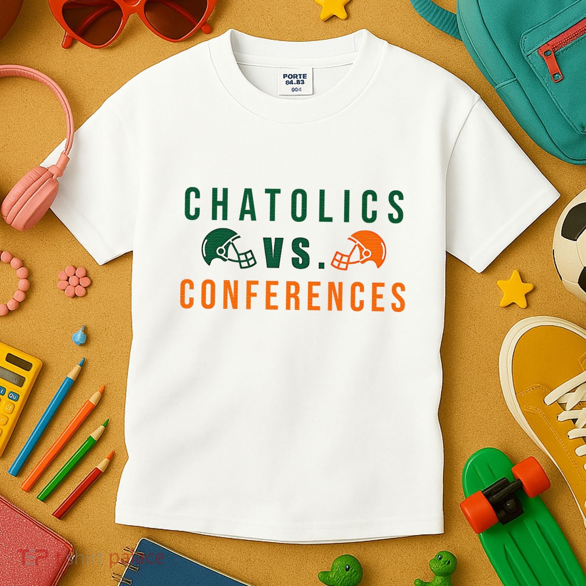 Catholics Vs. Conferences Kids T-Shirt