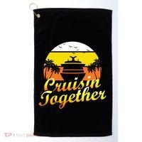 Cruise Vacation Cruisin Together Family Group Vacation Great Gift Golf Towel thumb 0