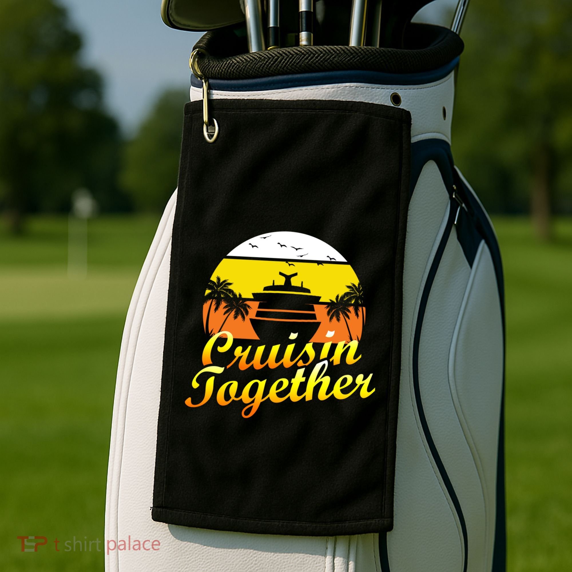 Cruise Vacation Cruisin Together Family Group Vacation Great Gift Golf Towel