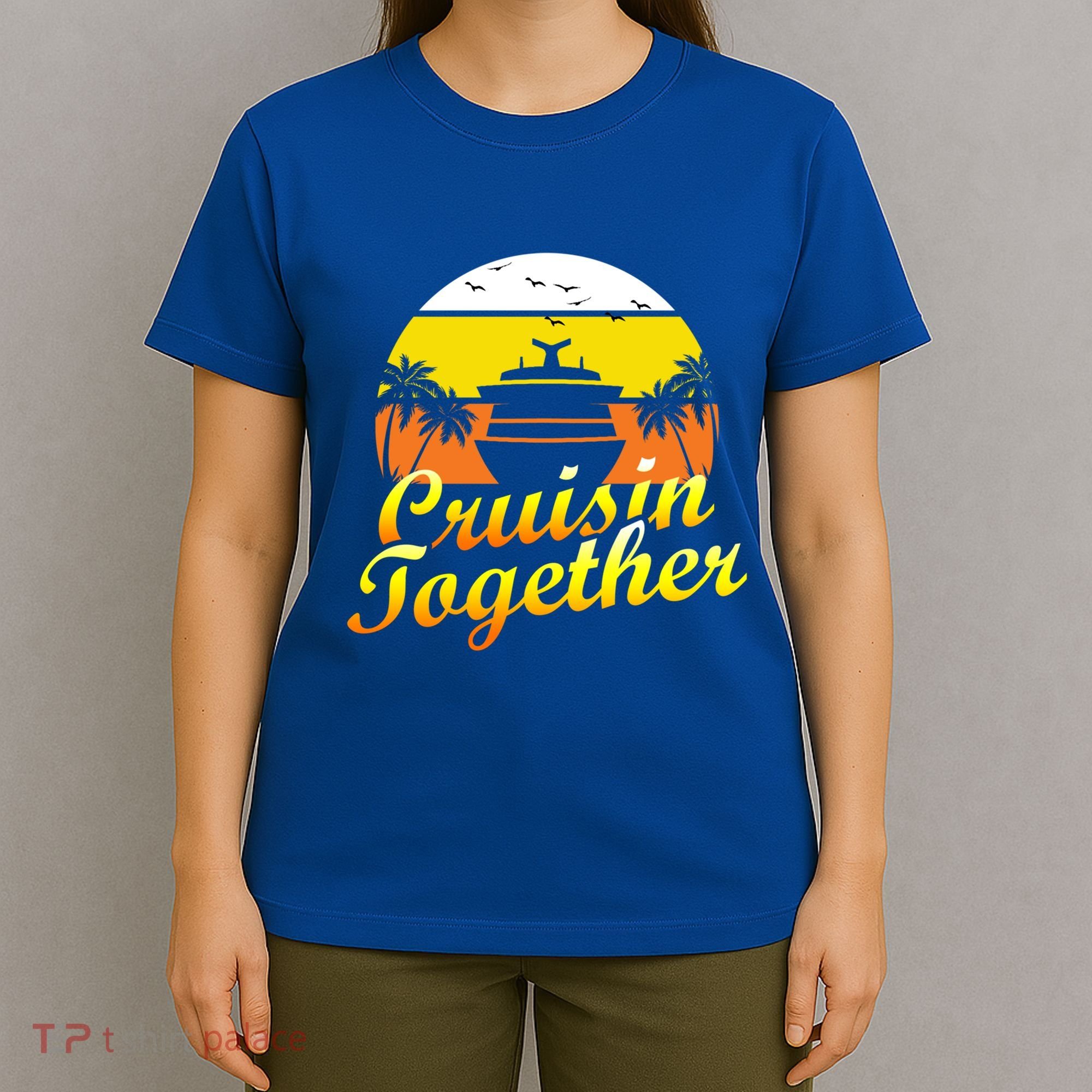 Cruise Vacation Cruisin Together Family Group Vacation Great Gift T-Shirt