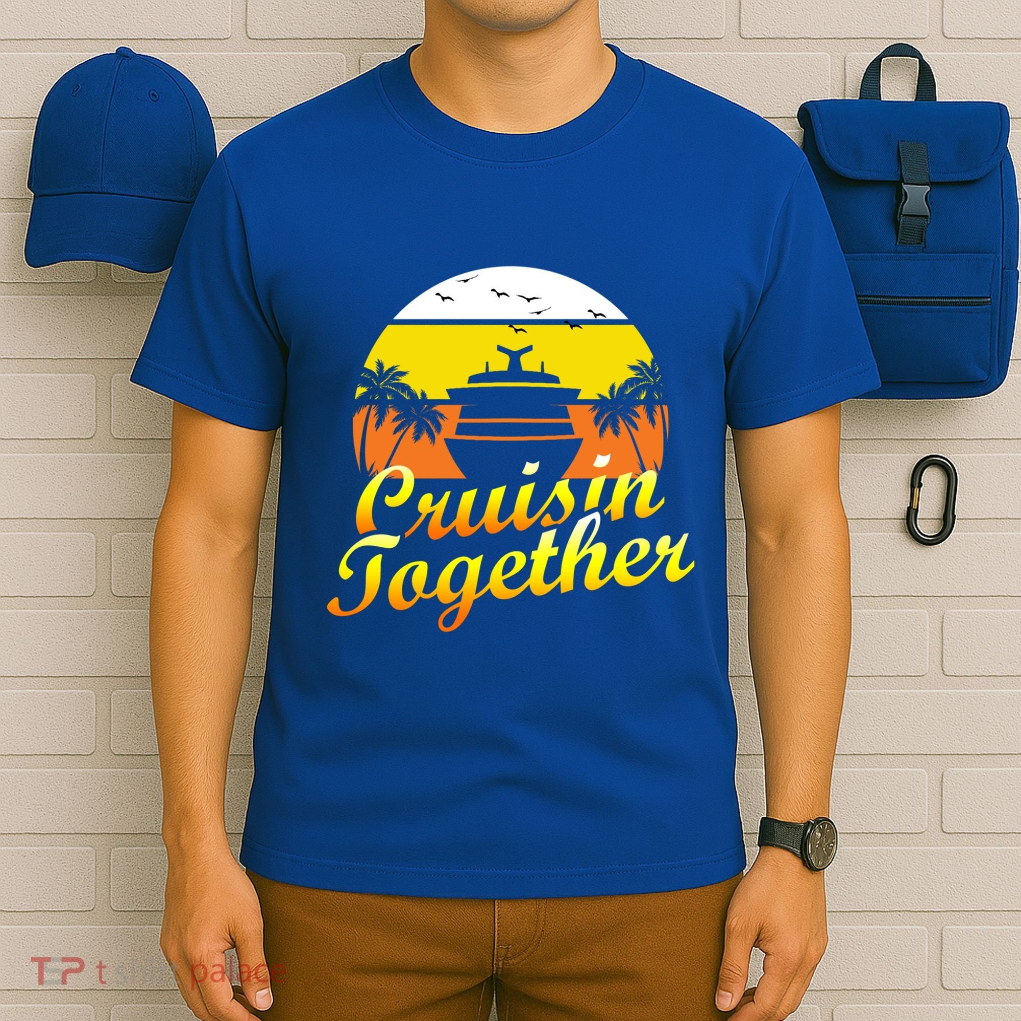 Cruise Vacation Cruisin Together Family Group Vacation Great Gift T-Shirt