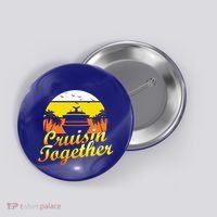Cruise Vacation Cruisin Together Family Group Vacation Great Gift Button thumb 0