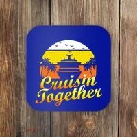 Cruise Vacation Cruisin Together Family Group Vacation Great Gift Coaster thumb 0
