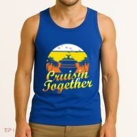 Cruise Vacation Cruisin Together Family Group Vacation Great Gift Tank Top thumb 3