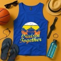 Cruise Vacation Cruisin Together Family Group Vacation Great Gift Tank Top thumb 4