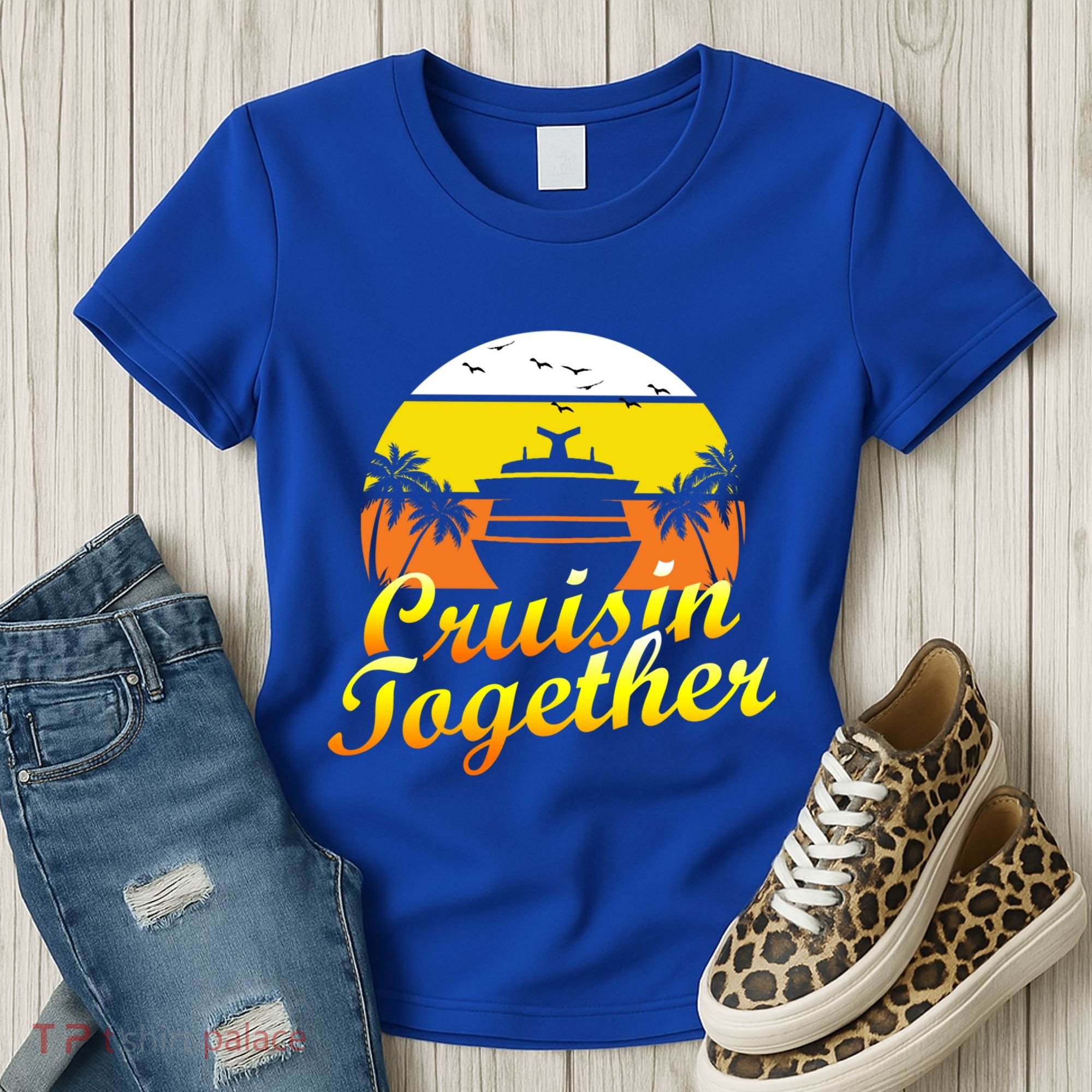 Cruise Vacation Cruisin Together Family Group Vacation Great Gift Women's T-Shirt