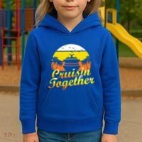 Cruise Vacation Cruisin Together Family Group Vacation Great Gift Kids Hoodie thumb 3