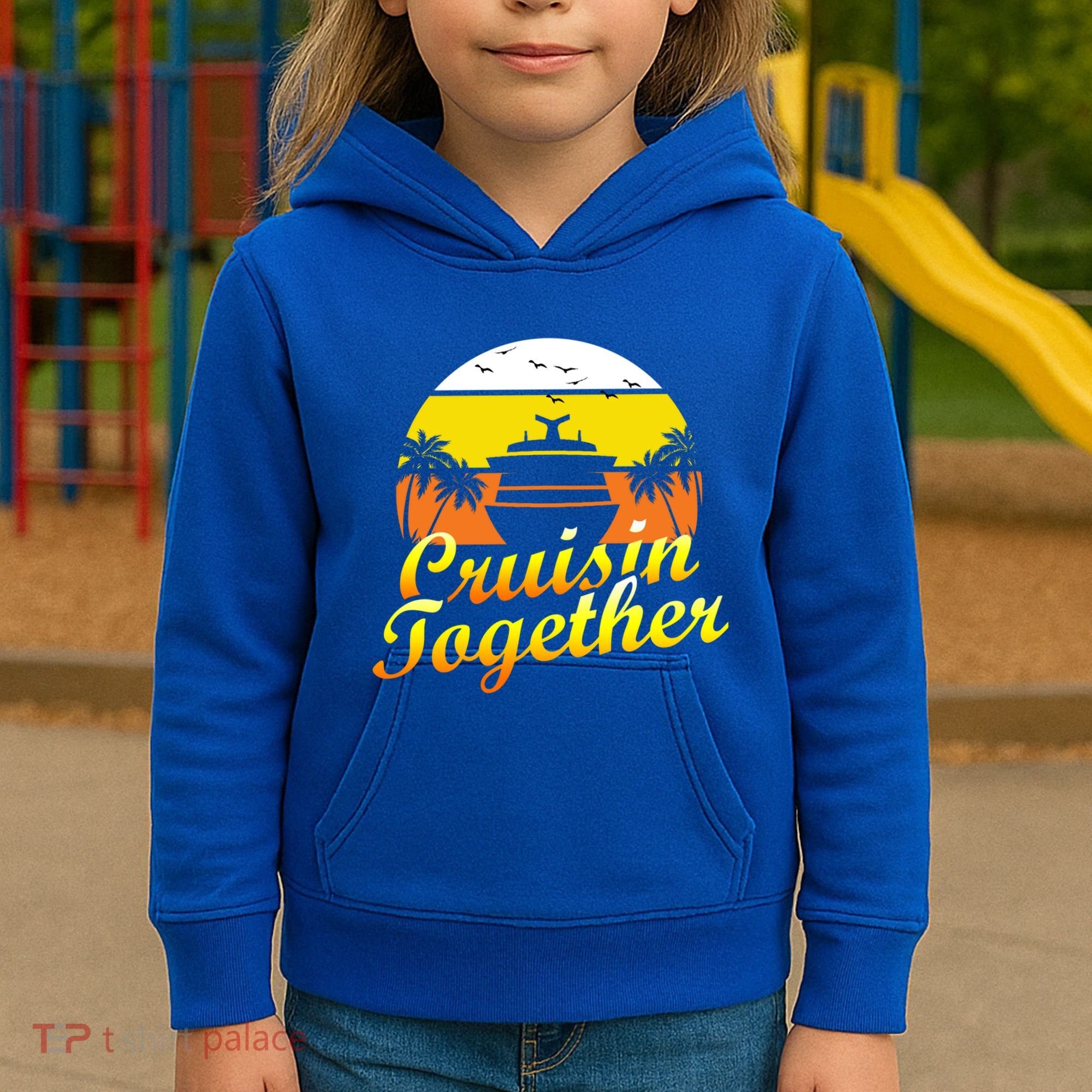 Cruise Vacation Cruisin Together Family Group Vacation Great Gift Kids Hoodie