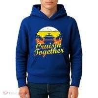 Cruise Vacation Cruisin Together Family Group Vacation Great Gift Kids Hoodie thumb 4