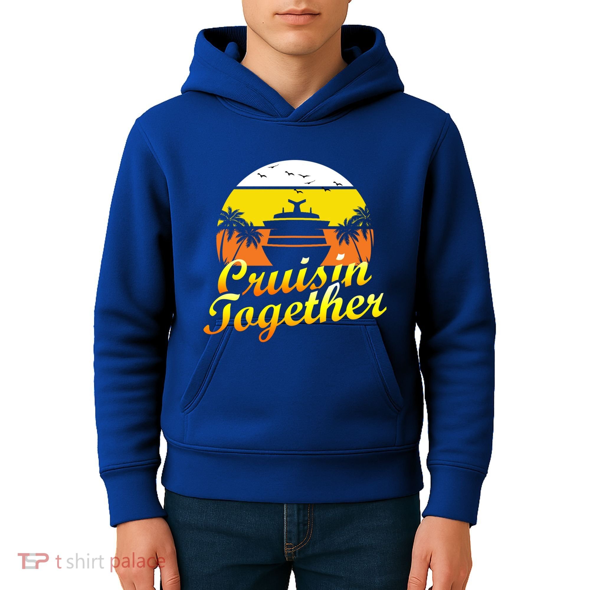 Cruise Vacation Cruisin Together Family Group Vacation Great Gift Kids Hoodie