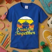 Cruise Vacation Cruisin Together Family Group Vacation Great Gift Kids T-Shirt thumb 3