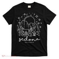 Cool Vintage Cactus Sedona Arizona Camping Souvenir T-Shirt thumb 0