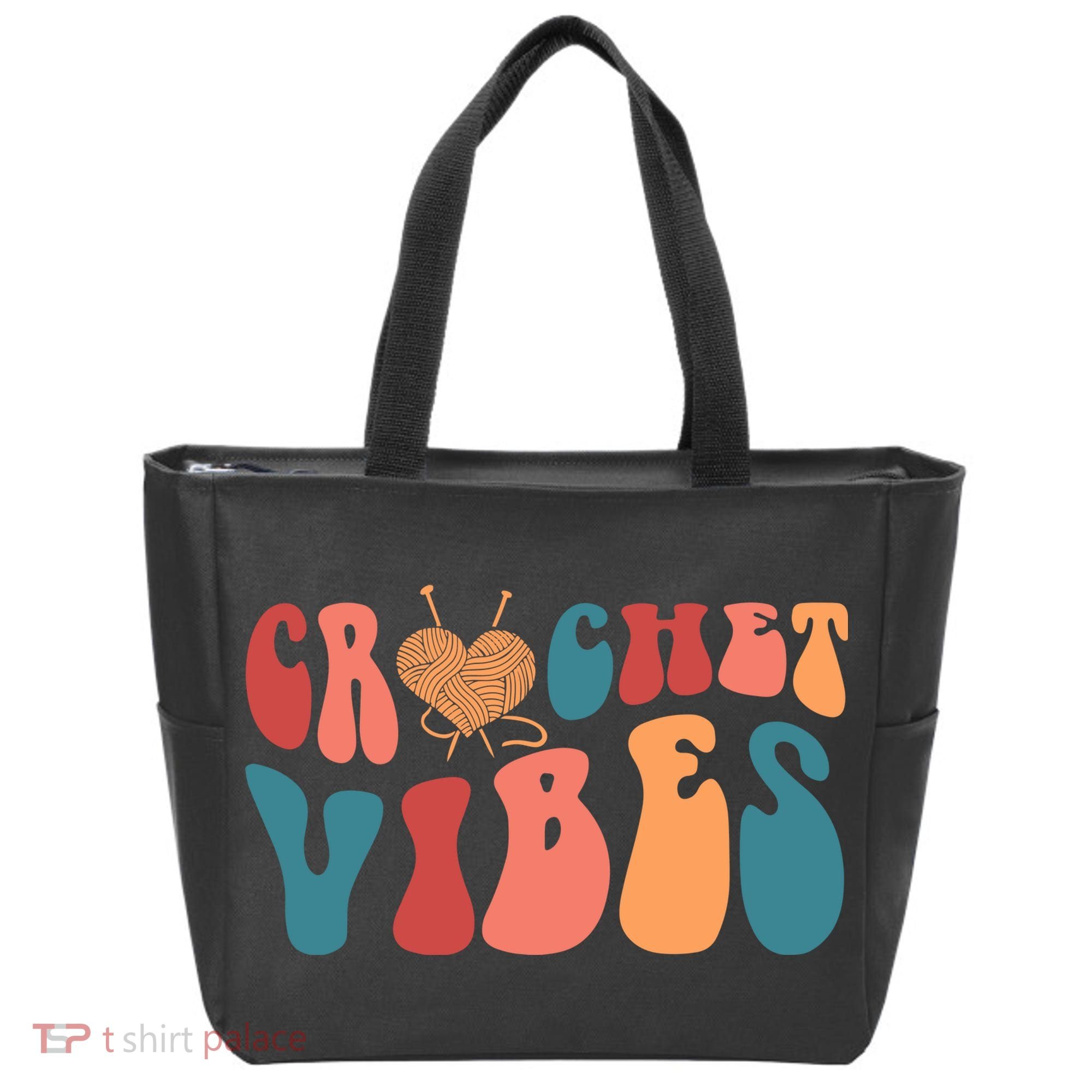 Crochet Vibes Crochet Lover Tote Bag