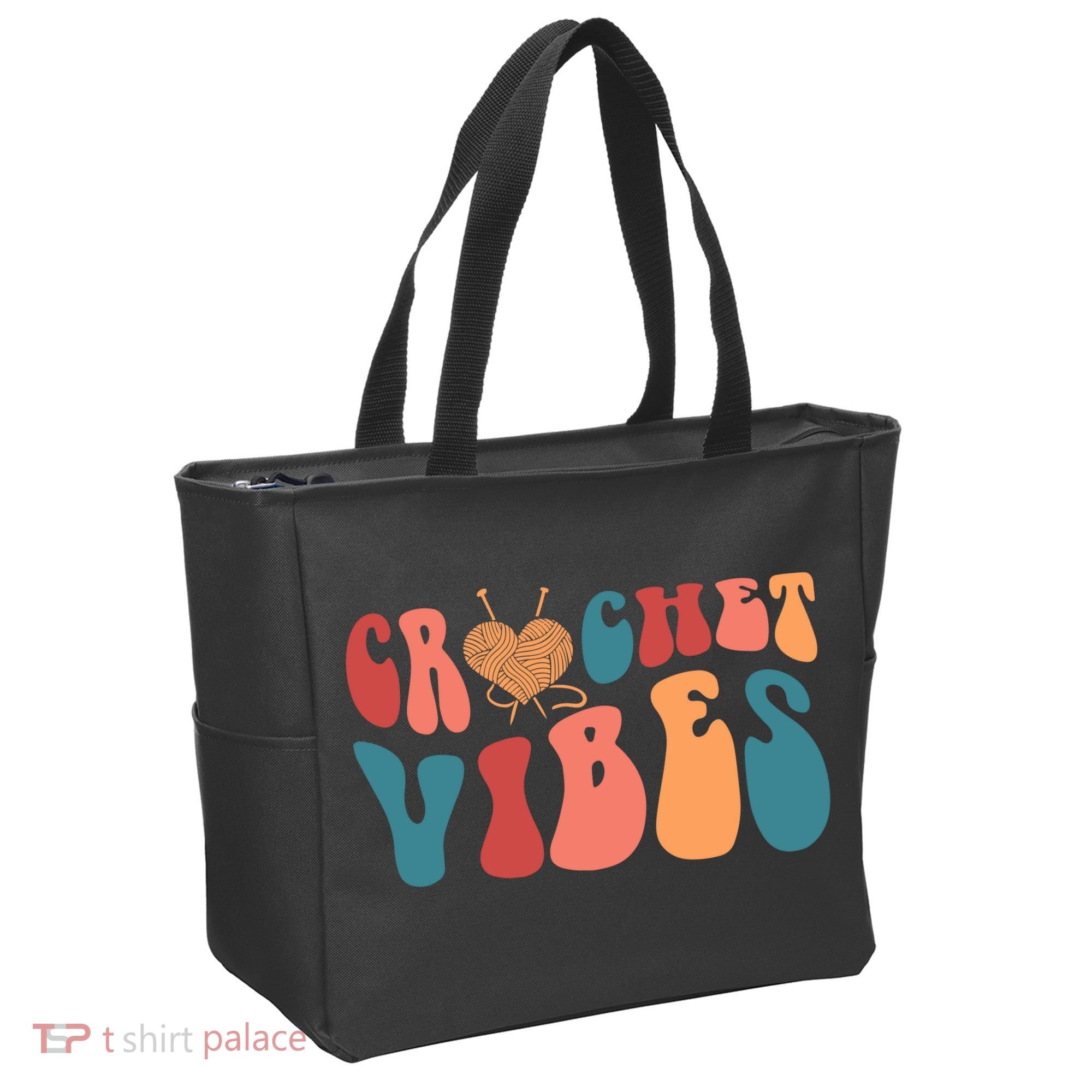 Crochet Vibes Crochet Lover Tote Bag