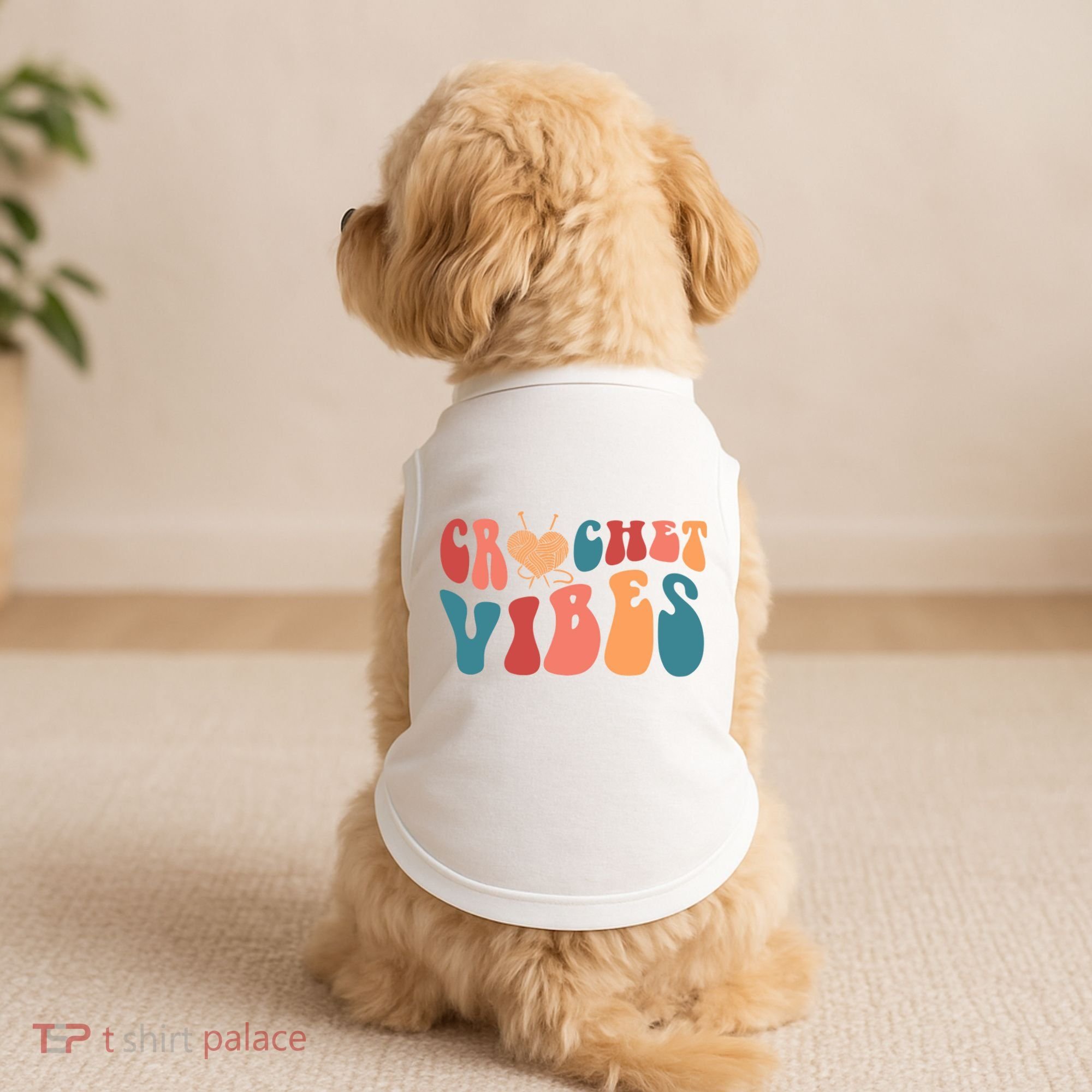 Crochet Vibes Crochet Lover Doggie Tank
