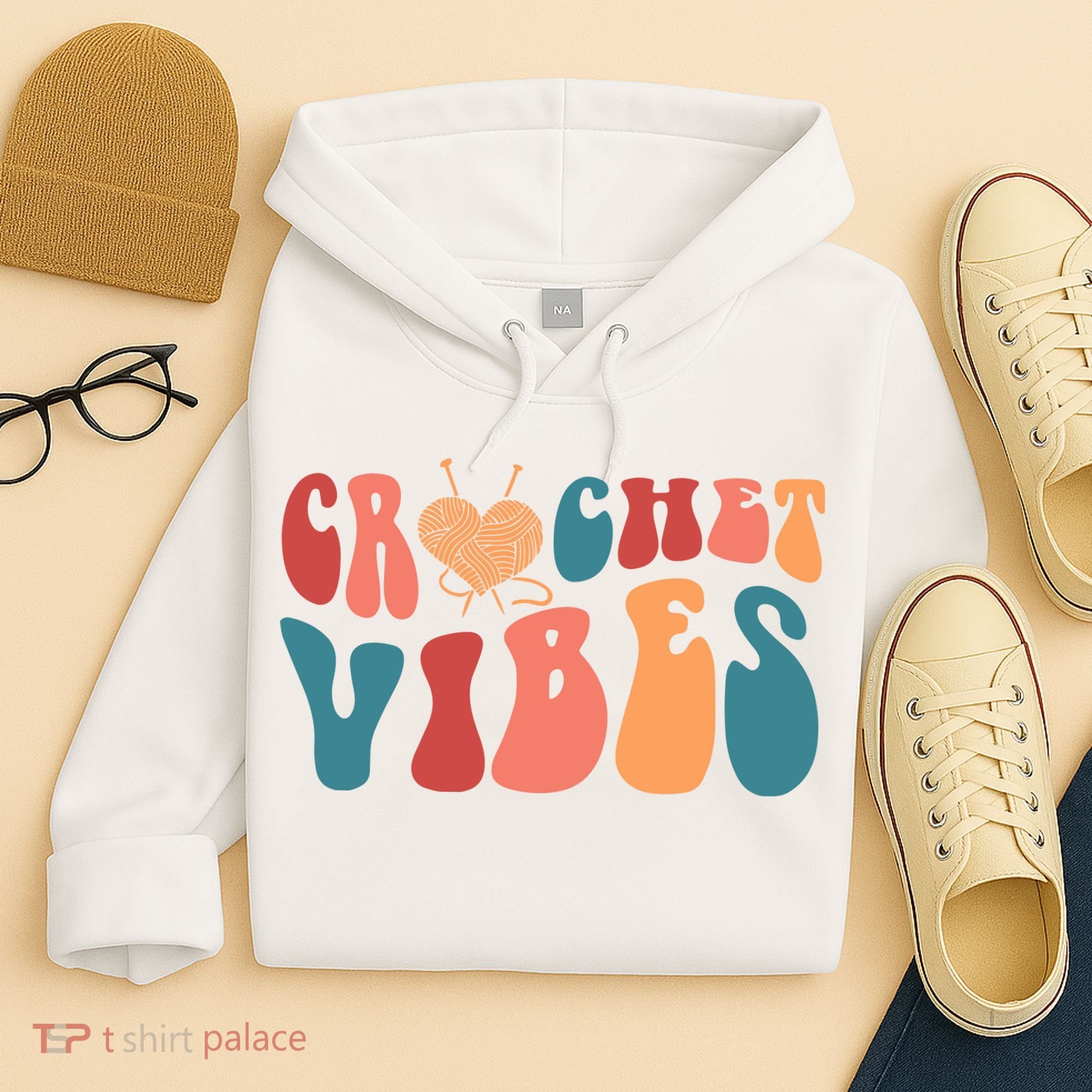 Crochet Vibes Crochet Lover Hoodie