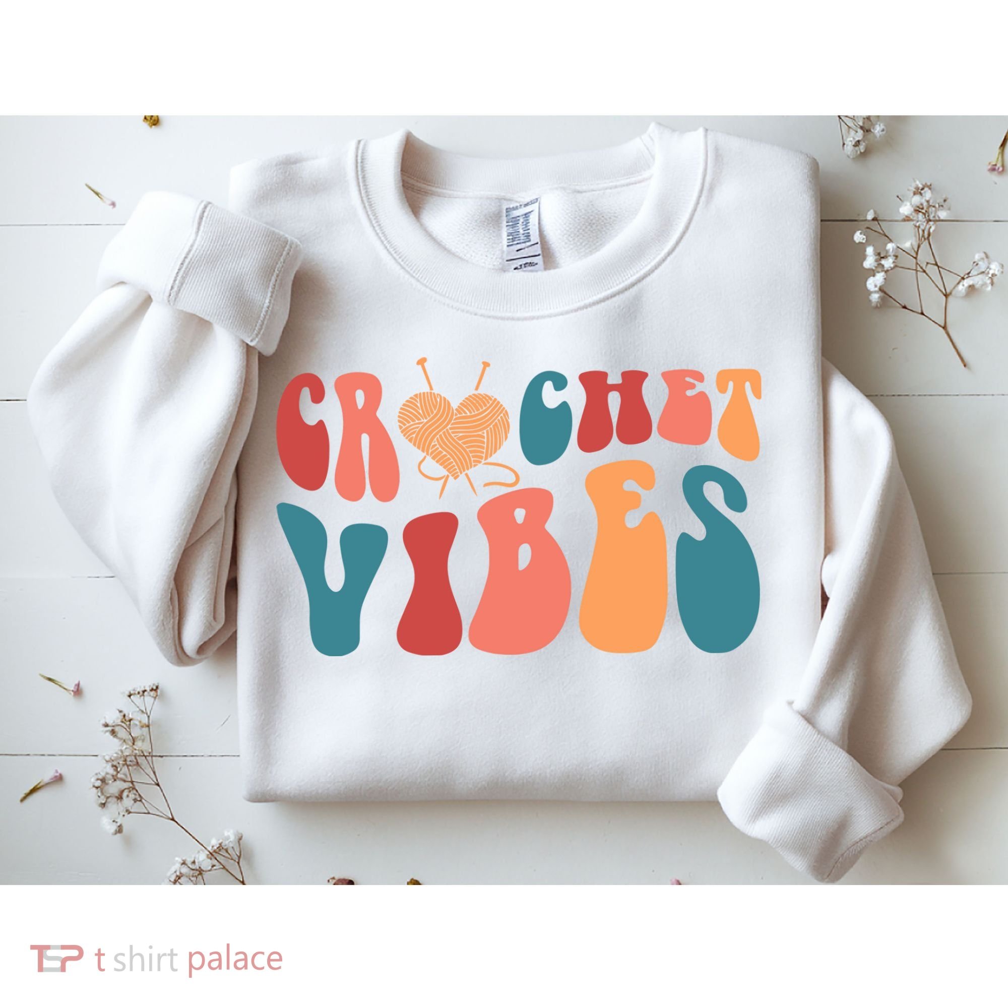 Crochet Vibes Crochet Lover Sweatshirt