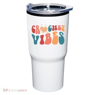 Crochet Vibes Crochet Lover Tumbler