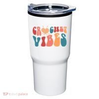 Crochet Vibes Crochet Lover Tumbler thumb 0