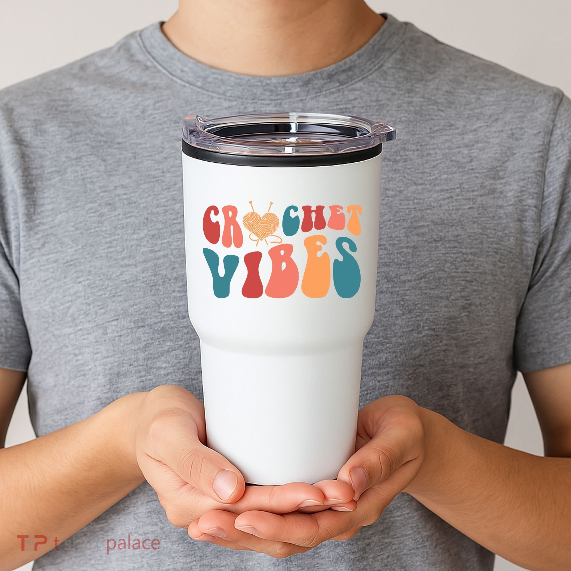 Crochet Vibes Crochet Lover Tumbler