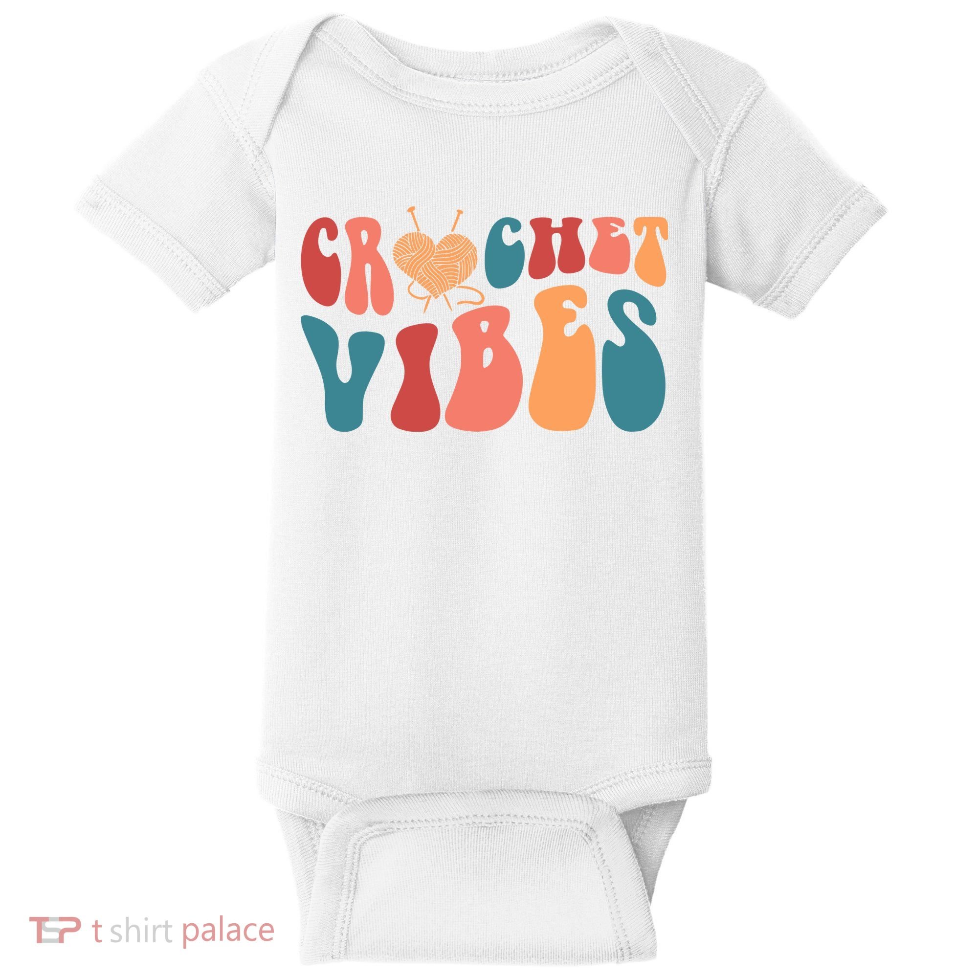 Crochet Vibes Crochet Lover Baby Bodysuit