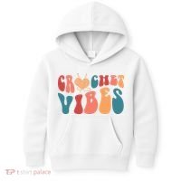 Crochet Vibes Crochet Lover Kids Hoodie thumb 0