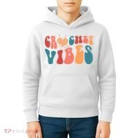 Crochet Vibes Crochet Lover Kids Hoodie thumb 4