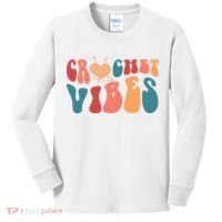 Crochet Vibes Crochet Lover Kids Long Sleeve Shirt thumb 0