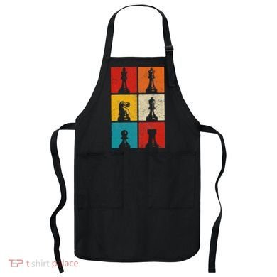 Chess Vintage Chess Master Club Chess Player Apron