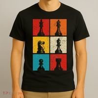Chess Vintage Chess Master Club Chess Player T-Shirt thumb 3