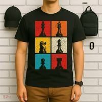 Chess Vintage Chess Master Club Chess Player T-Shirt thumb 6