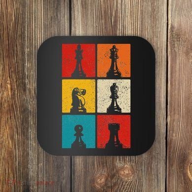 Chess Vintage Chess Master Club Chess Player Coaster
