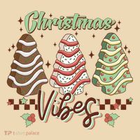 Christmas Vibes Cookie Tree Retro Tote Bag thumb 4