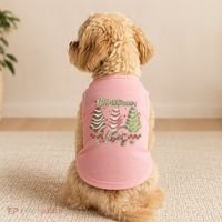 Christmas Vibes Cookie Tree Retro Doggie Tank thumb 2