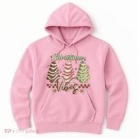 Christmas Vibes Cookie Tree Retro Hoodie thumb 0