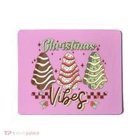 Christmas Vibes Cookie Tree Retro Mousepad thumb 0