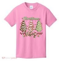 Christmas Vibes Cookie Tree Retro Kids T-Shirt thumb 0
