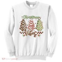 Christmas Vibes Cookie Tree Retro Sweatshirt thumb 0