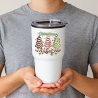 Christmas Vibes Cookie Tree Retro Tumbler thumb 2