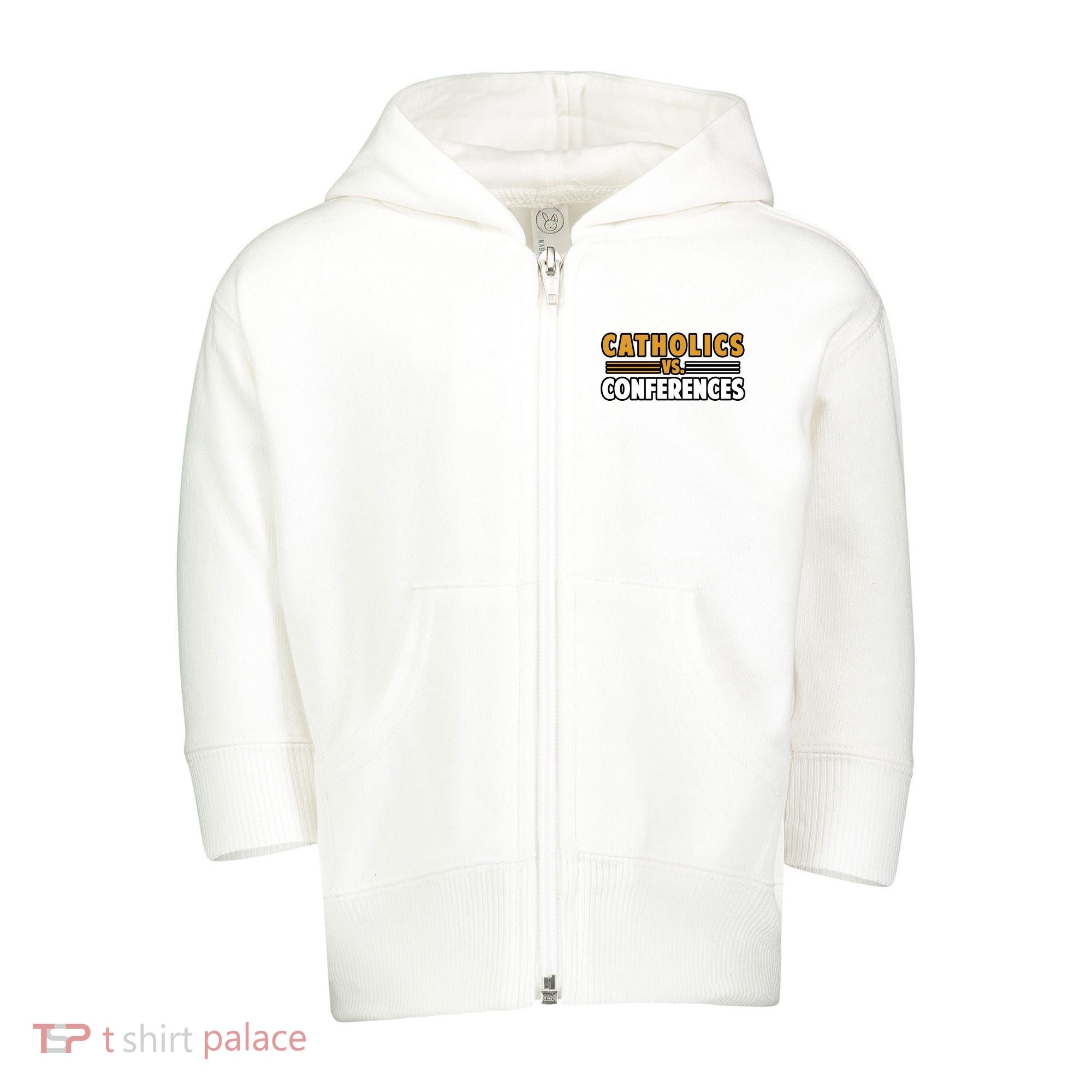 Catholics Vs Conferences Toddler Zip Fleece Hoodie