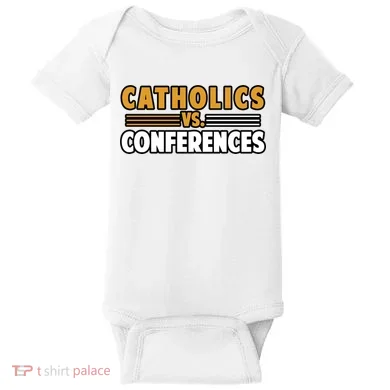 Catholics Vs Conferences Baby Bodysuit