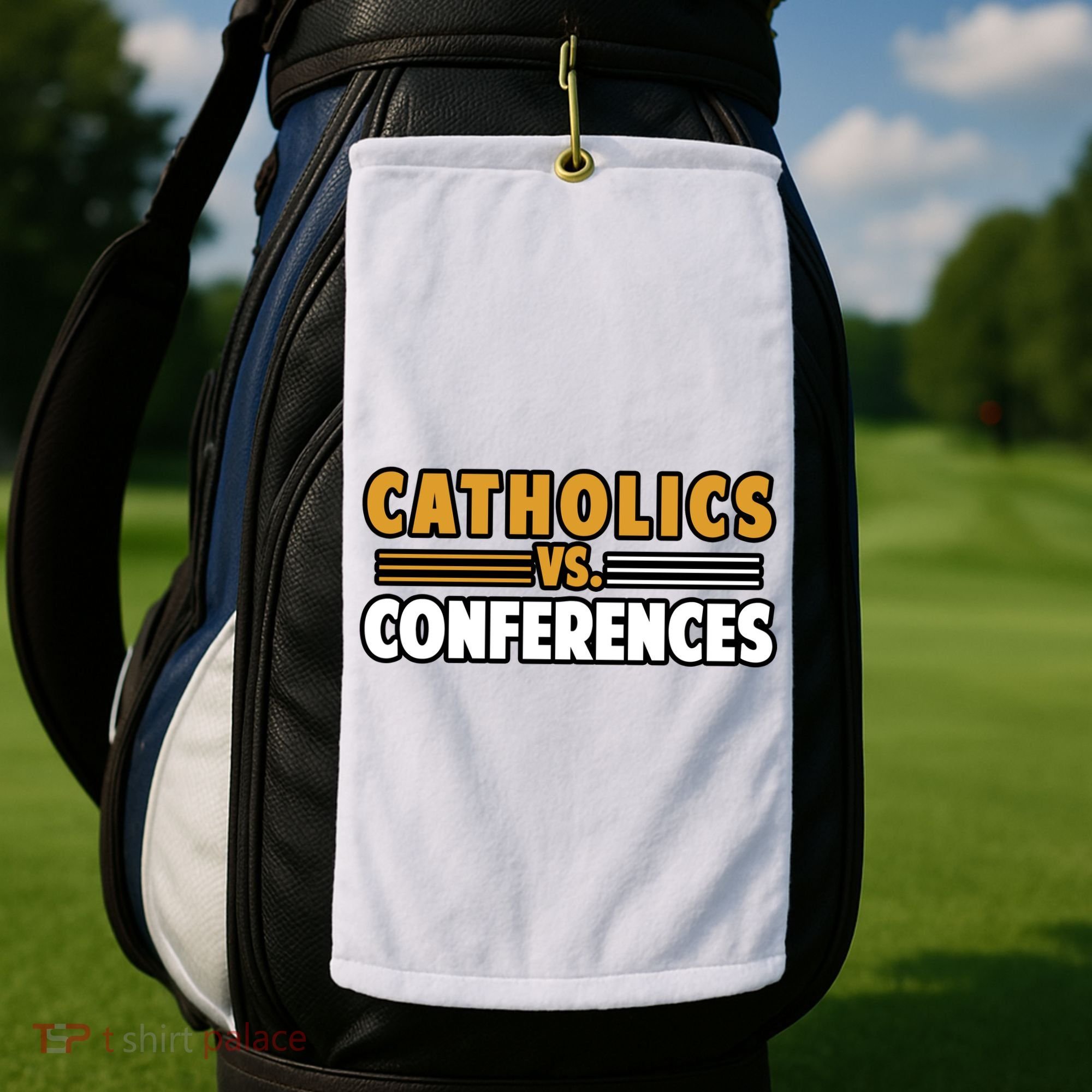 Catholics Vs Conferences Golf Towel