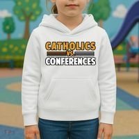 Catholics Vs Conferences Kids Hoodie thumb 3