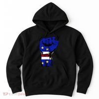 Cape Verde Cape Verdean Flag Power Handfist Cabo Pride Hoodie thumb 0