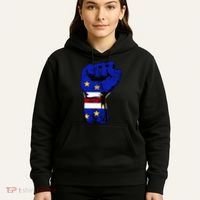 Cape Verde Cape Verdean Flag Power Handfist Cabo Pride Hoodie thumb 5